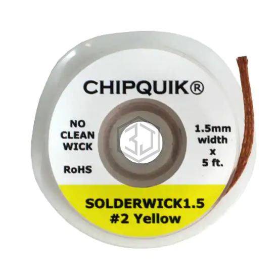 SOLDERWICK1.5 - Chip Quik Inc. - Desoldering Braid, Wick, Pumps