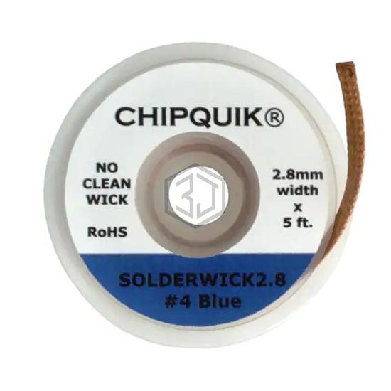 SOLDERWICK2.8 - Chip Quik Inc. - Desoldering Braid, Wick, Pumps