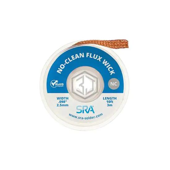 SW-2.5-NC-10 - SRA Soldering Products - Desoldering Braid, Wick, Pumps