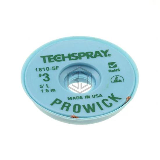 1810-5F - Techspray - Desoldering Braid, Wick, Pumps