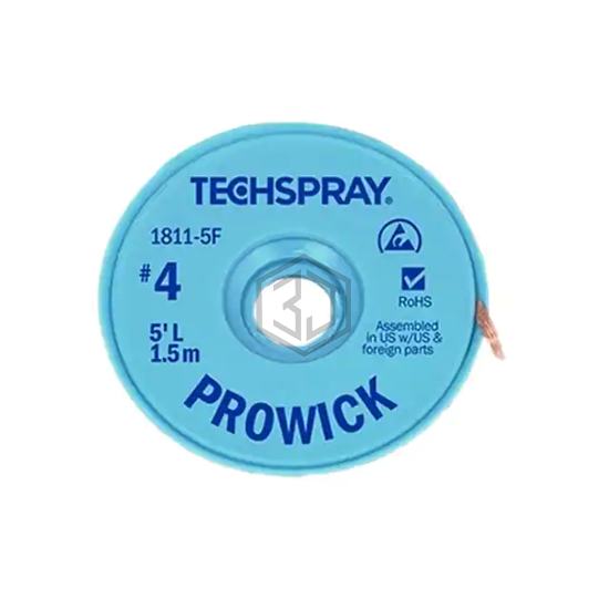 1811-25F - Techspray - Desoldering Braid, Wick, Pumps
