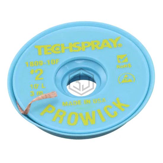 1802-25F - Techspray - Desoldering Braid, Wick, Pumps