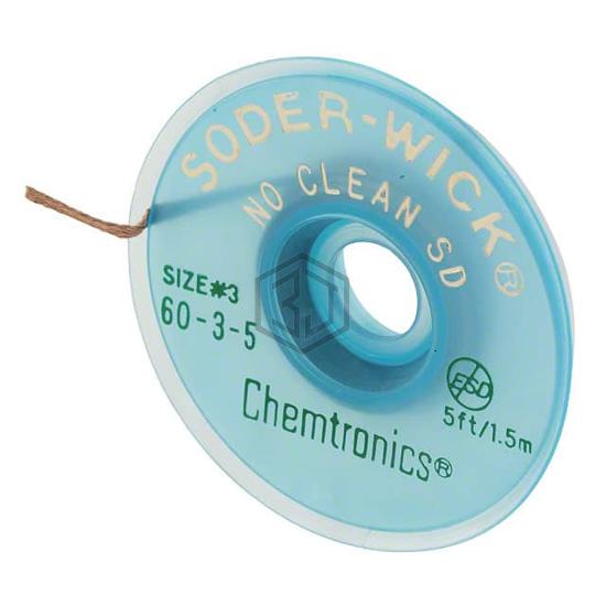 60-3-5 - Chemtronics - Desoldering Braid, Wick, Pumps
