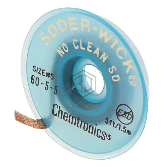 60-5-5 - Chemtronics - Desoldering Braid, Wick, Pumps