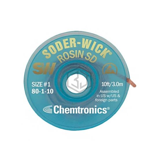 80-1-10 - Chemtronics - Desoldering Braid, Wick, Pumps