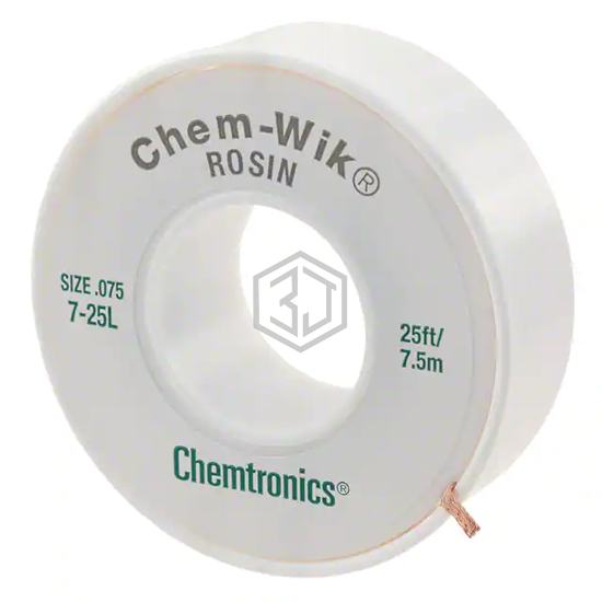 7-25L - Chemtronics - Desoldering Braid, Wick, Pumps