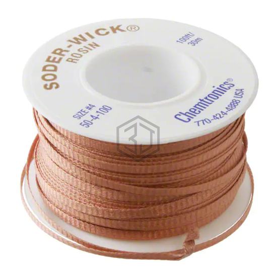 50-4-100 - Chemtronics - Desoldering Braid, Wick, Pumps