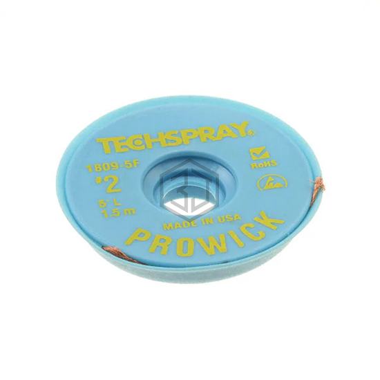 1809-5F - Techspray - Desoldering Braid, Wick, Pumps