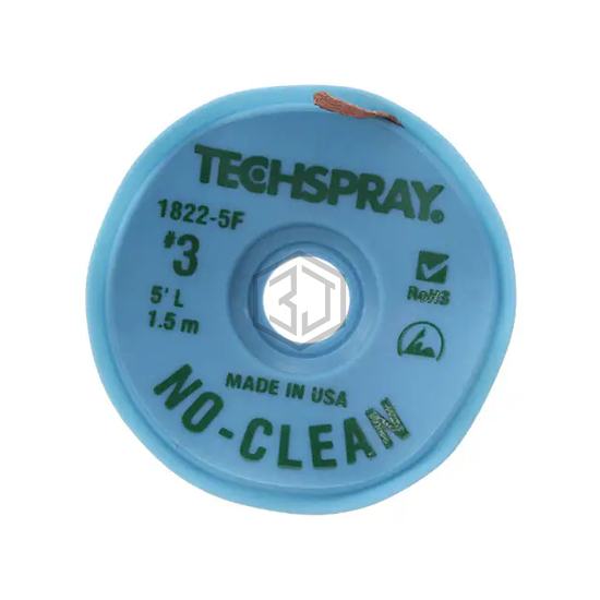 1822-5F - Techspray - Desoldering Braid, Wick, Pumps