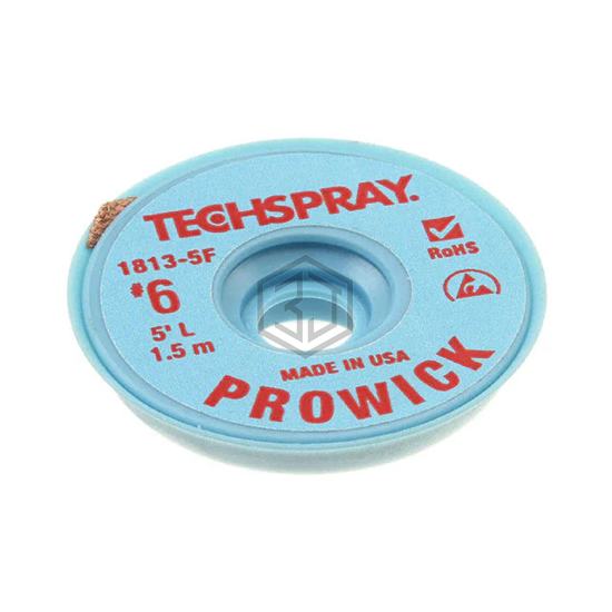 1813-5F - Techspray - Desoldering Braid, Wick, Pumps