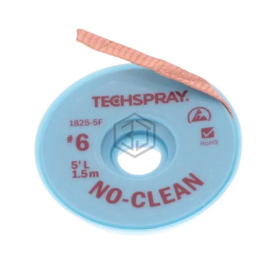 1825-5F - Techspray - Desoldering Braid, Wick, Pumps