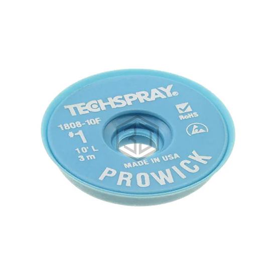 1808-10F - Techspray - Desoldering Braid, Wick, Pumps