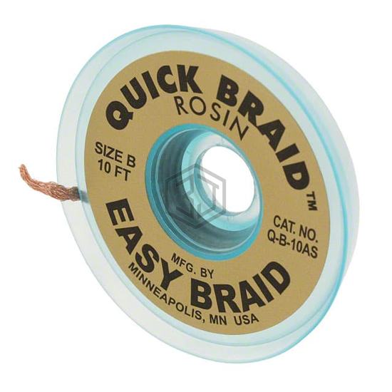 Q-B-10AS - MENDA/EasyBraid - Desoldering Braid, Wick, Pumps