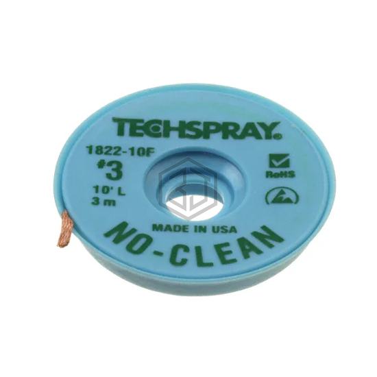 1822-10F - Techspray - Desoldering Braid, Wick, Pumps