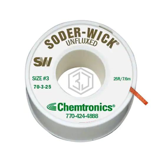 70-3-25 - Chemtronics - Desoldering Braid, Wick, Pumps