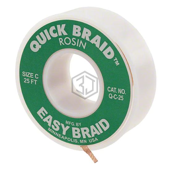 Q-C-25 - MENDA/EasyBraid - Desoldering Braid, Wick, Pumps