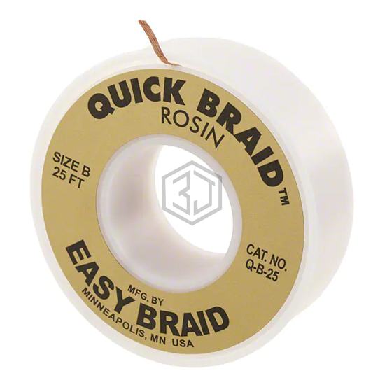 Q-B-25 - MENDA/EasyBraid - Desoldering Braid, Wick, Pumps