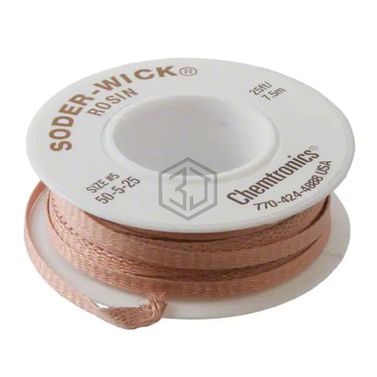 50-5-25 - Chemtronics - Desoldering Braid, Wick, Pumps