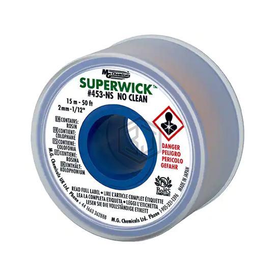 453-NS - MG Chemicals - Desoldering Braid, Wick, Pumps
