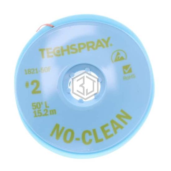 1821-50F - Techspray - Desoldering Braid, Wick, Pumps