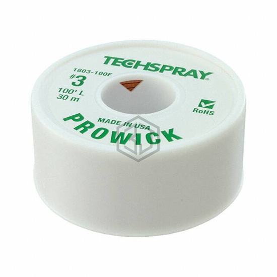 1803-100F - Techspray - Desoldering Braid, Wick, Pumps