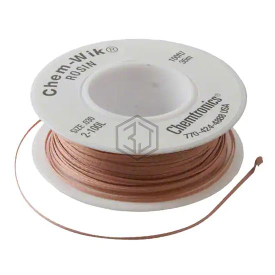 2-100L - Chemtronics - Desoldering Braid, Wick, Pumps