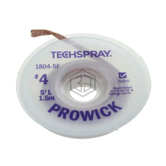 1804-5F - Techspray - Desoldering Braid, Wick, Pumps