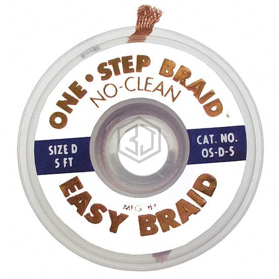 OS-D-5 - MENDA/EasyBraid - Desoldering Braid, Wick, Pumps