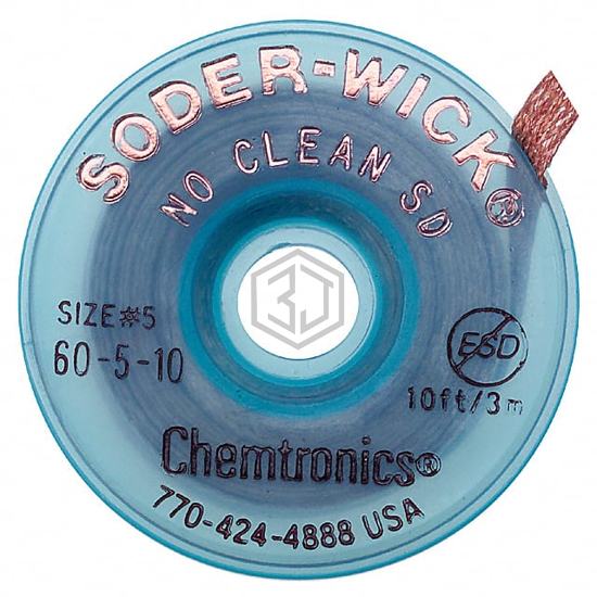60-5-10 - Chemtronics - Desoldering Braid, Wick, Pumps