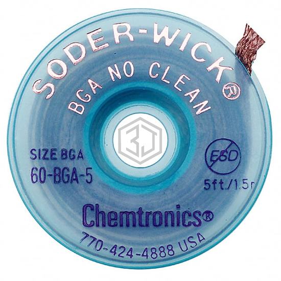 60-BGA-5 - Chemtronics - Desoldering Braid, Wick, Pumps
