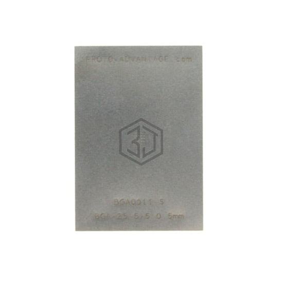 BGA0011-S - Chip Quik Inc. - Solder Stencils, Templates