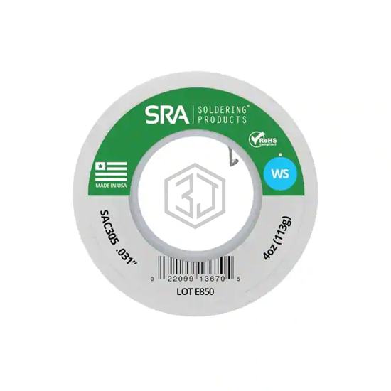WBWSSAC31-4OZ - SRA Soldering Products - Solder