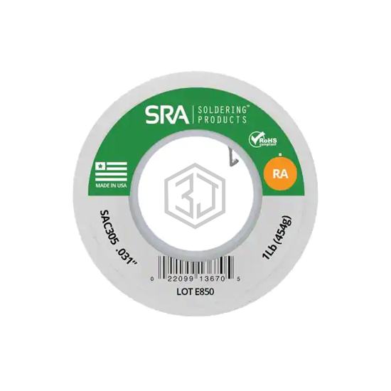 WBRASAC31-1LB - SRA Soldering Products - Solder