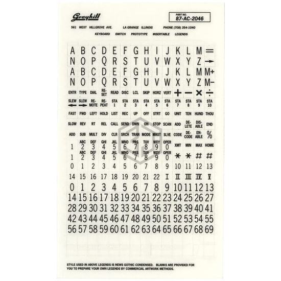 87AC2046 - Grayhill Inc. - Accessories
