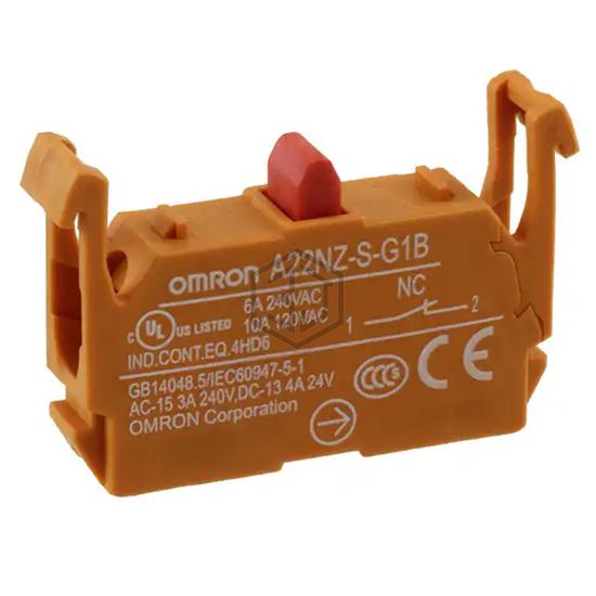 A22NZ-S-G1B - Omron Automation and Safety - Configurable Switch Components - Contact Block