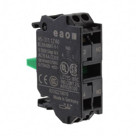 45-311.1Z40 - EAO - Configurable Switch Components - Contact Block