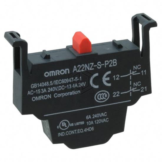 A22NZ-S-P2B - Omron Automation and Safety - Configurable Switch Components - Contact Block