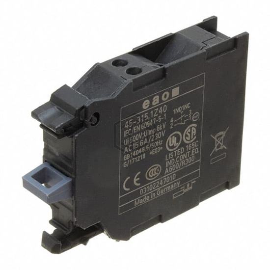 45-315.1Z40 - EAO - Configurable Switch Components - Contact Block