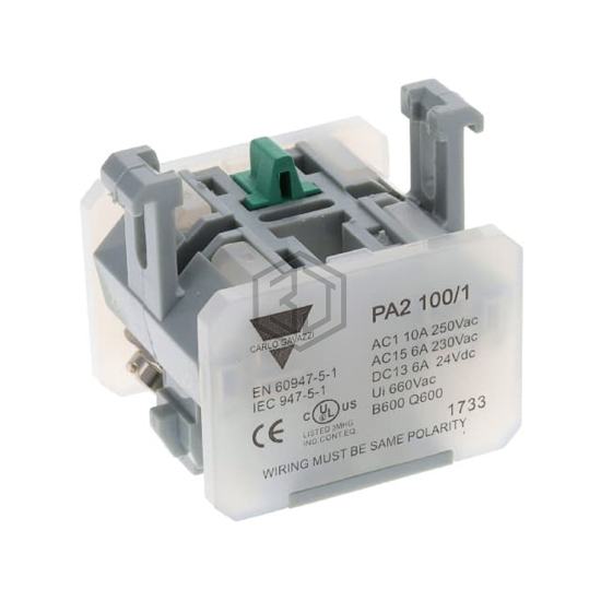 PA2100/1 - Carlo Gavazzi Inc. - Configurable Switch Components - Contact Block