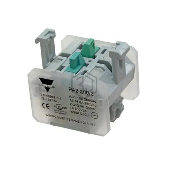 PA2200/2 - Carlo Gavazzi Inc. - Configurable Switch Components - Contact Block