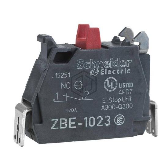 ZBE1023 - Schneider Electric - Configurable Switch Components - Contact Block