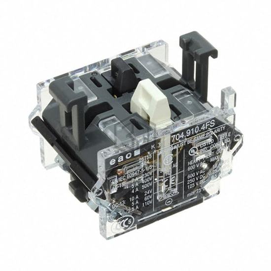 704.910.4FS - EAO - Configurable Switch Components - Contact Block