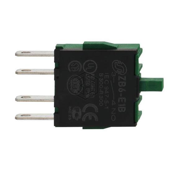 ZB6E1B - Schneider Electric - Configurable Switch Components - Contact Block