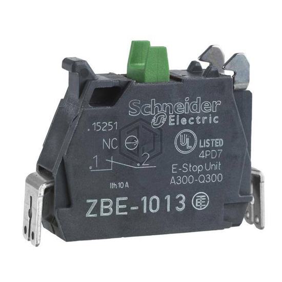 ZBE1013 - Schneider Electric - Configurable Switch Components - Contact Block