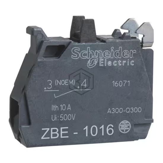 ZBE1016 - Schneider Electric - Configurable Switch Components - Contact Block