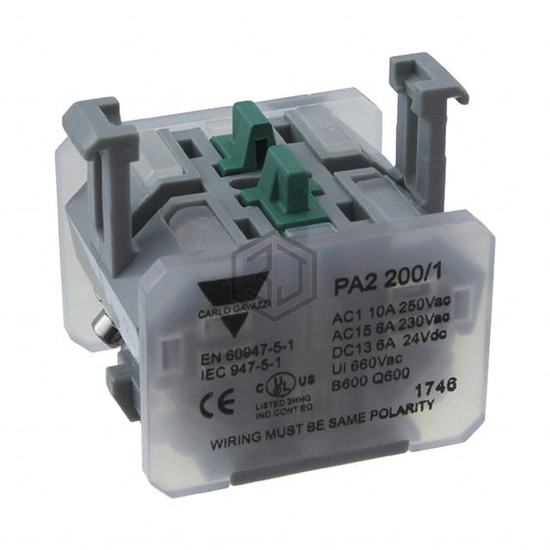 PA2200/1 - Carlo Gavazzi Inc. - Configurable Switch Components - Contact Block