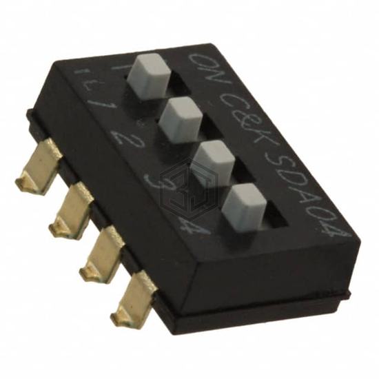 SDA04H1SBDR - C&K - DIP Switches