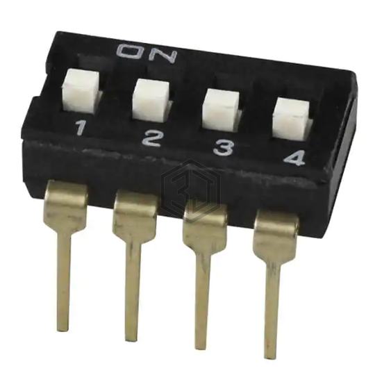 DS04-254-1S-04BK - CUI Devices - DIP Switches