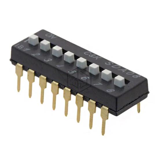 SDA08H1BD - C&K - DIP Switches