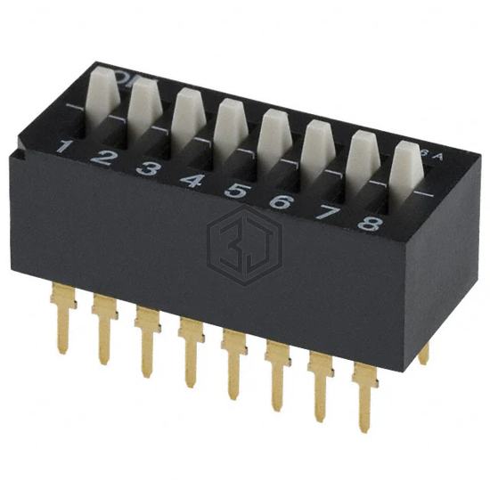 CES-0802MC - Nidec Copal Electronics - DIP Switches